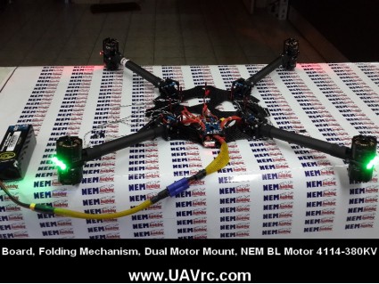 Carbon Fiber Frame with CNC Boom Clamps F333x2mm -Combo