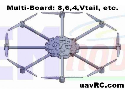 Carbon Fiber Frame with CNC Boom Clamps F333x2mm -Combo