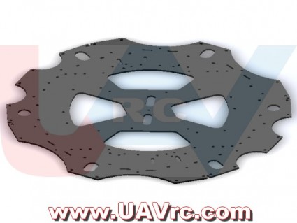 Carbon Fiber Frame with CNC Boom Clamps F333x2mm -Combo