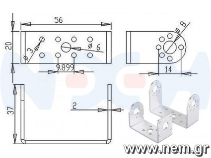 Digital Metal Gear HV Servo 270 Degrees 20kg-cm, 0.13sec -for Robot, Adruino, DIY Digital Metal Gear HV Servo 270 Degrees 20kg-cm, 0.13sec -for Robot, Adruino, DIY