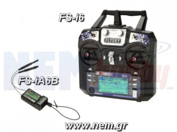 FlySky FS-i6 Transmitter + FS-iA6B Receiver -FHDS 2A, AFHDS