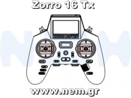RadioMaster Zorro 2.4GHz 16CH Hall Sensor Gimbals, 4-in-1 Module for OMPhobby M2 EVO