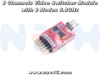Video Switcher Module 3 channels 3 way