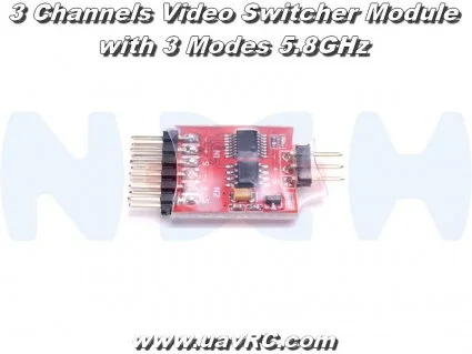 Video Switcher Module 3 channels 3 way