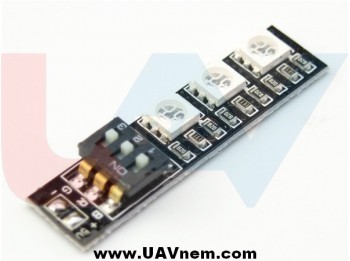 RGB 5050 12V LED Light Board with DIP Switch for 7 Colors