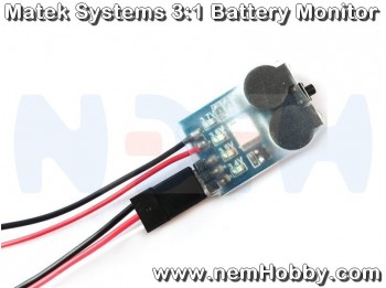 Matek Systems 3 in 1 -Buzzer -Loss Signal -Voltage