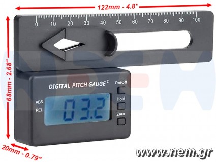 Digital Pitch Gauge for RC-Model Helicopters and Airplanes Digital Pitch Gauge for RC-Model Helicopters and Airplanes