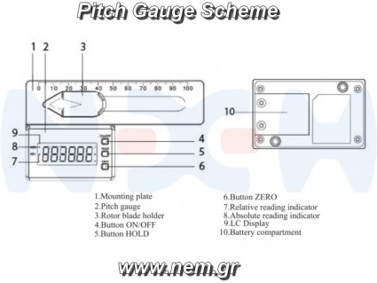 Digital Pitch Gauge for RC-Model Helicopters and Airplanes Digital Pitch Gauge for RC-Model Helicopters and Airplanes