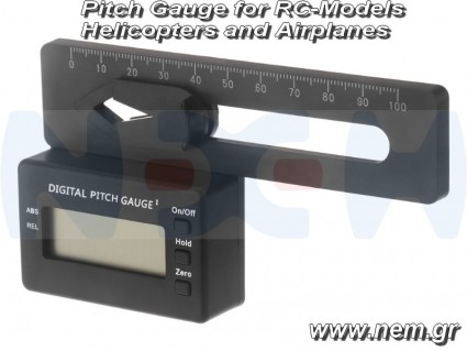 Digital Pitch Gauge for RC-Model Helicopters and Airplanes Digital Pitch Gauge for RC-Model Helicopters and Airplanes
