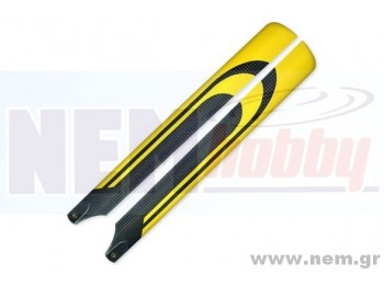 KDS Carbon Rotor Blades 325mm -Yellow-black