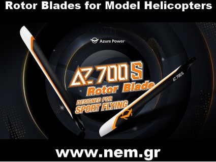 Azure Power AZ-700S Sport Carbon Rotor Blades -101700S
