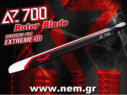 Azure Power AZ-700 Carbon Rotor Blades -101700 