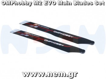 OMPhobby M2 EVO Main Blades -Yellow/White/Orange/Red