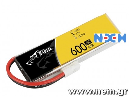 Tattu 600mAh 3.7V 30C 1S1P Lipo Battery Pack with Molex Plug(1 pcs/pack) Tattu 600mAh 3.7V 30C 1S1P Lipo Battery Pack with Molex Plug(1 pcs/pack)