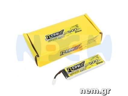 Tattu R-Line 500mAh 3.7V 1S1P 95C Lipo Battery 