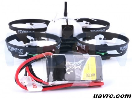 Tattu 800mAh 2S1P 45C 7.4V Lipo Battery Pack with JST-SYP Plug