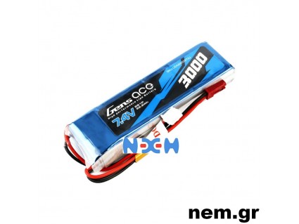 Gens ace 3000mAh 7.4V 2S1P Lipo Battery pack