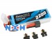Gens ace 2200mAh 11.1V 45C 3S1P Lipo Battery Pack with EC3/XT60/T-plug
