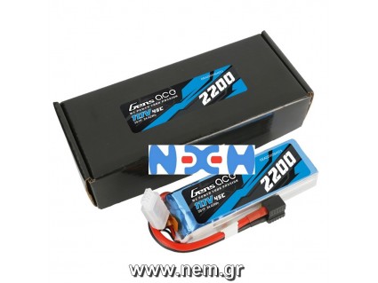 Gens ace 2200mAh 11.1V 45C 3S1P Lipo Battery Pack with EC3/XT60/T-plug