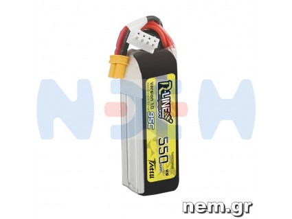 Tattu R-Line 550mAh 11.1V 3S1P 95C Lipo Battery with XT30