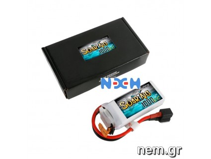 Gens ace Soaring 1000mAh 11.1V 30C 3S1P Lipo Battery Pack with EC3/XT60/T-plug Gens ace Soaring 1000mAh 11.1V 30C 3S1P Lipo Battery Pack with EC3/XT60/T-plug