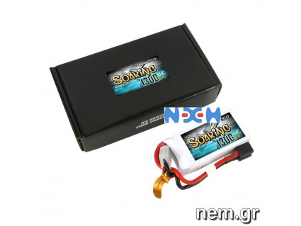 Gens ace Soaring 1300mAh 11.1V 30C 3S1P Lipo Battery Pack with EC3/XT60/T-plug