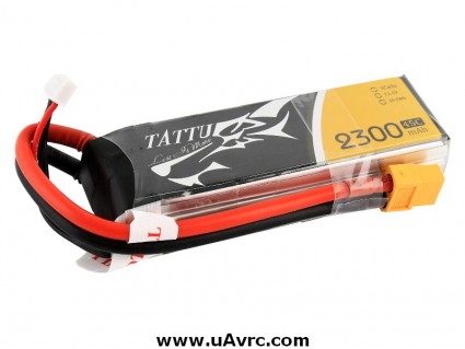 Tattu 2300mAh 3S 75C 11.1V Lipo Battery | XT60 Plug | FPV Classic