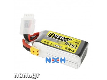 Tattu 650mAh 4S 95C 14.8V Lipo Battery | XT30 Plug | R-Line 1.0