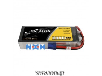 TATTU 10000mAh 14.8V 30C 4S1P Lipo Battery Pack with EC5 TATTU 10000mAh 14.8V 30C 4S1P Lipo Battery Pack with EC5