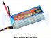 Gens ace 3700mAh 22.2V 60C 6S1P Lipo Battery Pack with EC5 Plug