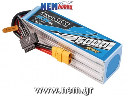 Gens ace 6000mAh 6S 80C 22.2V Lipo Battery | XT90 Plug | Sport (700 Helicopter) Gens ace 6000mAh 6S 80C 22.2V Lipo Battery | XT90 Plug | Sport (700 Helicopter)