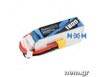 Gens ace 1800mAh 22.2V 45C 6S1P Lipo Battery Pack