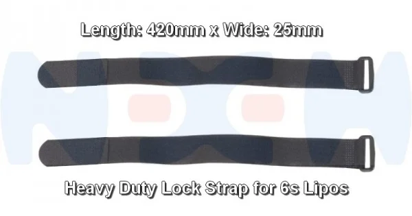 Battery Strap 420x25mm -Black
