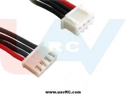 3x 50cm 3S 4Pin JST XH Lipo Balance Charging Extension Cables For RC Batteries (11.1V)