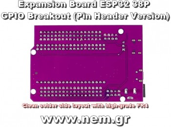 Expansion Board ESP32 38-Pin GPIO Breakout Shield for ESP32 DevKitC & ESP-WROOM-32