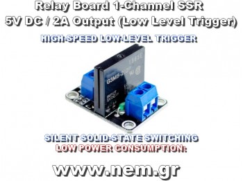 Relay Module 5V 1-Channel SSR Solid State Relay 2A 240V AC Low Level Trigger Board for Arduino Raspberry Pi ESP32 PLC Relay Module 5V 1-Channel SSR Solid State Relay 2A 240V AC Low Level Trigger Board for Arduino Raspberry Pi ESP32 PLC